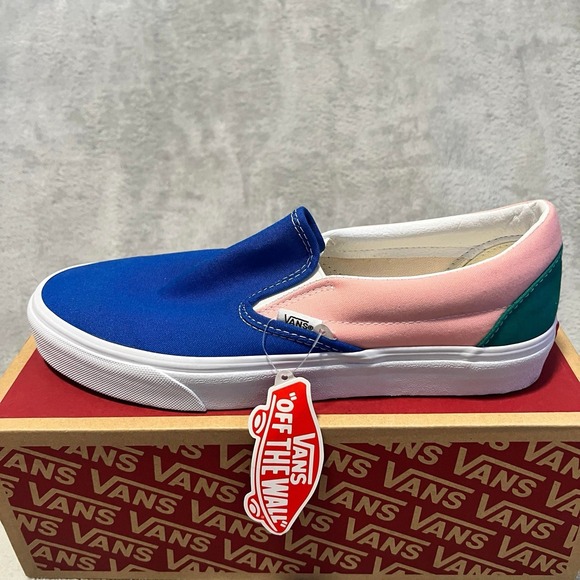 Vans Slip On‎ Classic Sneakers Retro Court US Size 9 Mens/11 Women New in Box - Picture 1 of 11